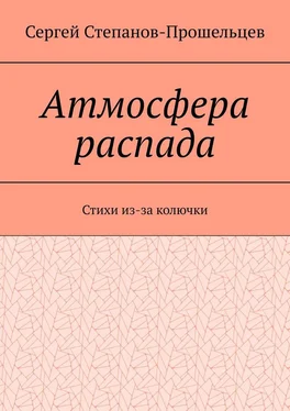 Сергей Степанов-Прошельцев Атмосфера распада. Стихи из-за колючки обложка книги