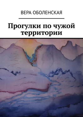 Вера Оболенская Прогулки по чужой территории обложка книги