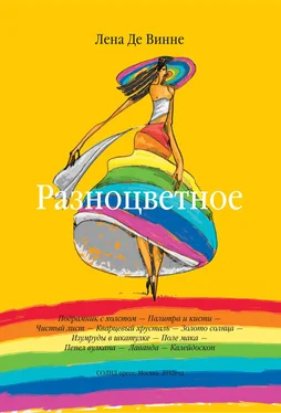 Лена Де Винне Разноцветное обложка книги