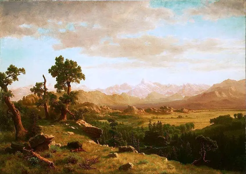 Альберт Бирштадт 18301902 Долина извилистой реки 1860 Холст масло - фото 21