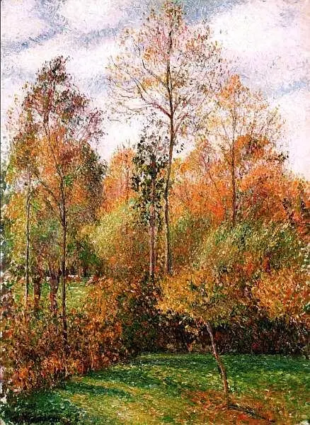 Камиль Писсарро 18301903 Осень тополя Эраньи 1894 Холст масло - фото 24