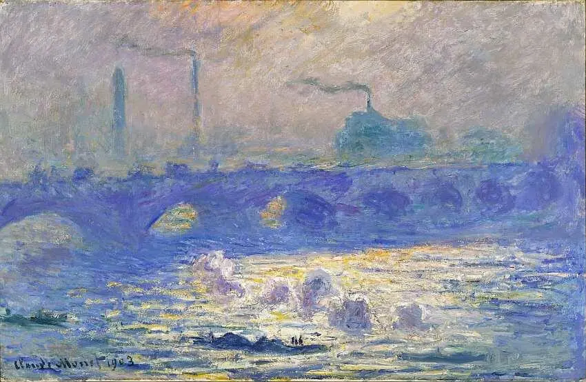 Клод Моне 18401926 Мост Ватерлоо 1903 Холст масло 863x1212 Клода Моне - фото 30