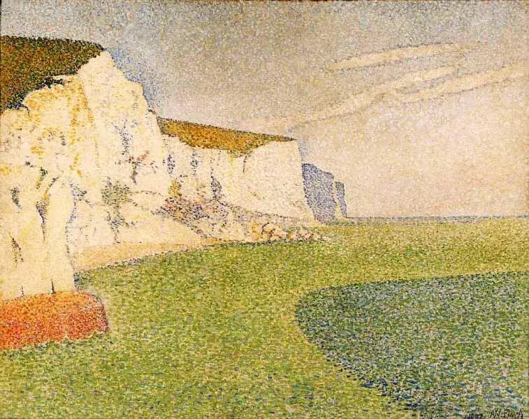 Альфред Финч 18541930 Скалы Дувра 1892 Холст масло 665x805 Данное - фото 25