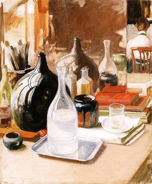 Юхо Риссанен 18731950 Натюрморт 1909 Холст масло 61x53 Юхо Риссанен - фото 46