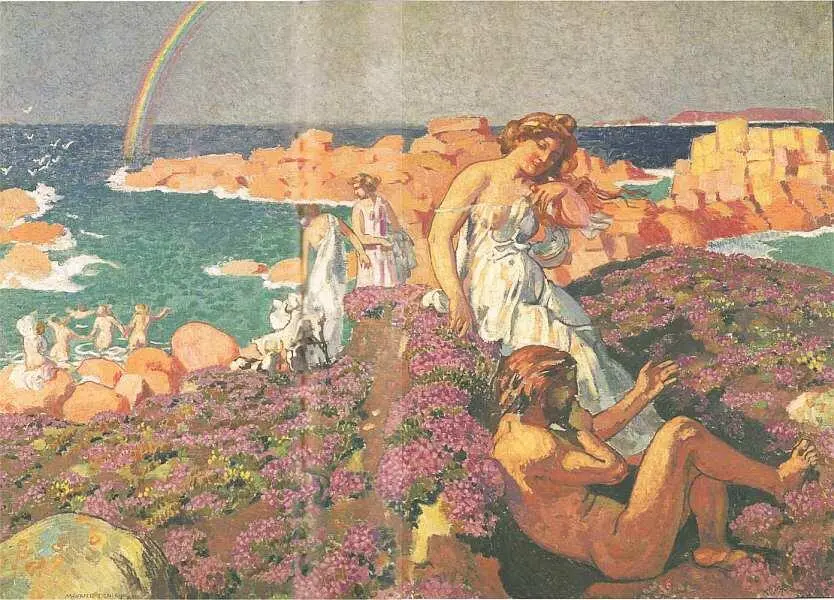Морис Дени 18701943 Улисс и Калипсо 1905 Холст масло 825x11 65 Морис - фото 48