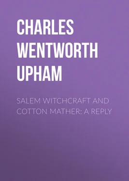 Charles Wentworth Upham Salem Witchcraft and Cotton Mather: A Reply обложка книги