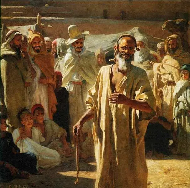 Этьен Дине Заклинатель змей 1889 Жан Батист Камиль Коро 17961875 Старый - фото 17