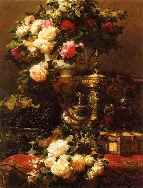 ЖанБатист Роби 18211910 Цветы и фрукты 1877 Дерево масло 1162x89 - фото 23