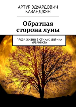 Артур Казанджян Обратная сторона луны. Проза жизни в стихах. Лирика урбаниста обложка книги