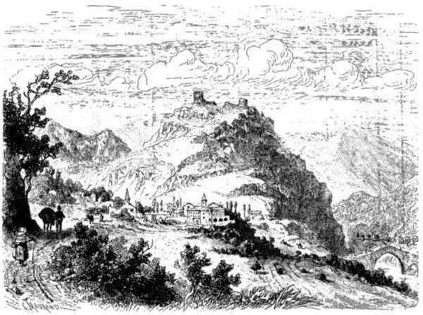 SainteCroix et les ruines du Château de QuintDessin de Karl Girardet daprès - фото 5