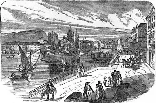 VIEW OF GENEVA After passing over the hill and descending into the valley - фото 6