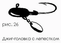 Есть ещё один тип тейлспиннера предполагающий использование джигголовки рис - фото 26