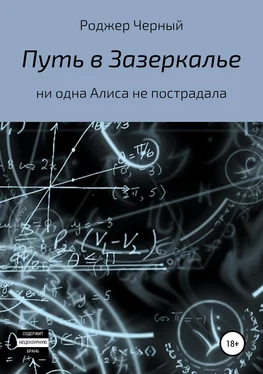 Роджер Черный Путь в Зазеркалье обложка книги