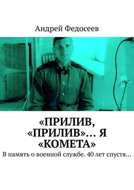 Андрей Федосеев «Прилив, „Прилив“… Я „Комета“. В память о военной службе. 40 лет спустя… обложка книги