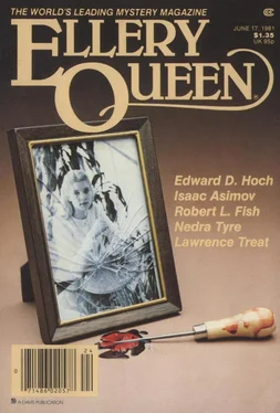 Isaac Asimov Ellery Queen’s Mystery Magazine. Vol. 77, No. 7. Whole No. 454, June 17, 1981 обложка книги