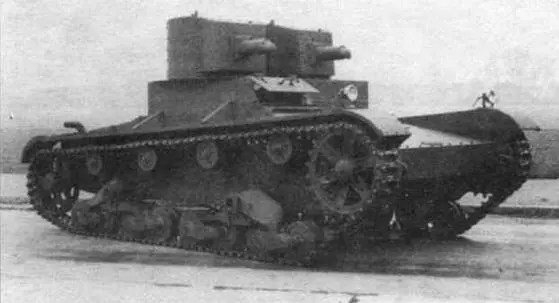 Легкий танк Виккерс Армстронг MkE mod A Фотокопия рабочего чертежа танка - фото 2