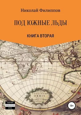 Николай Филиппов Под южные льды обложка книги