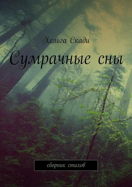 Хельга Скади Сумрачные сны. Сборник стихов обложка книги