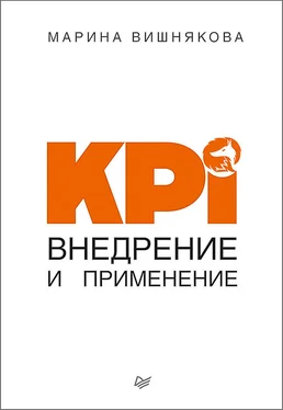 Марина Вишнякова KPI. Внедрение и применение обложка книги