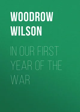 Woodrow Wilson In Our First Year of the War обложка книги
