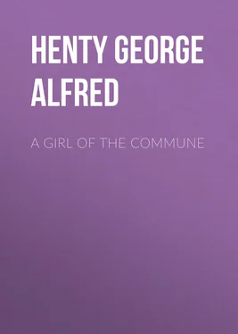 George Henty A Girl of the Commune обложка книги