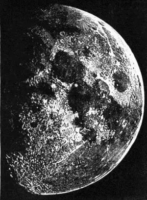View of the Moon two days after first quarter From a photograph by Mr Lewis - фото 1
