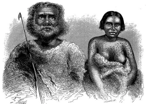 Australie du sudTypes indigènesDessin de G Fath daprès Petermann Ce qui - фото 1