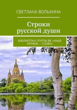 Светлана Вольхина Строки русской души. Библиотека группы ВК «Наше оружие – слово» обложка книги