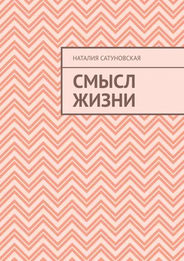 Наталия Сатуновская Смысл жизни обложка книги