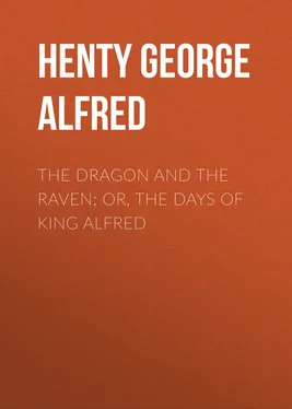 George Henty The Dragon and the Raven; Or, The Days of King Alfred обложка книги