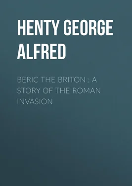 George Henty Beric the Briton : a Story of the Roman Invasion обложка книги