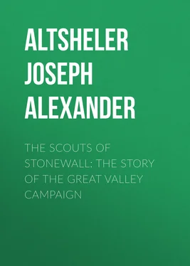 Joseph Altsheler The Scouts of Stonewall: The Story of the Great Valley Campaign обложка книги