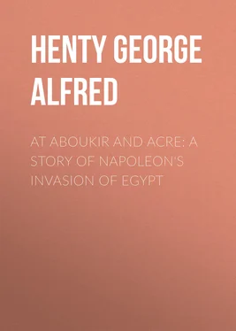 George Henty At Aboukir and Acre: A Story of Napoleon's Invasion of Egypt обложка книги