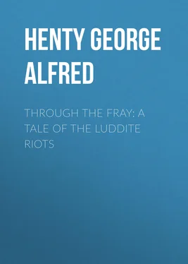 George Henty Through the Fray: A Tale of the Luddite Riots обложка книги