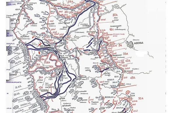 Vyazemsky defensywna operacja 213 października 1941 r Katastrofa Na zachód - фото 95