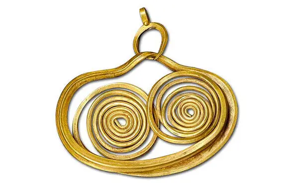 pic26 Pendant with two spirals Mycenae Lobular ring from Troy Pushkin - фото 31