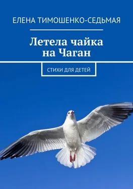 Елена Тимошенко-Седьмая Летела чайка на Чаган. Стихи для детей обложка книги