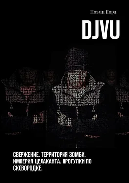 Ноэми Норд DjVu. Свержение. Территория Зомби. Империя целаканта. Прогулки по сковородке обложка книги