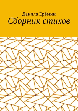 Данила Ерёмин Сборник стихов обложка книги