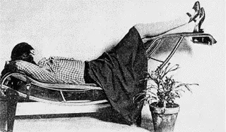 Горшок с цветком обязателен опрокинутый шезлонг 1929 г С любезного - фото 34