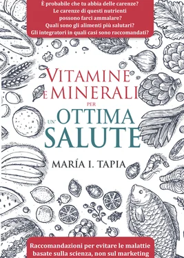 María I. Tapia Vitamine E Minerali Per Un'Ottima Salute обложка книги