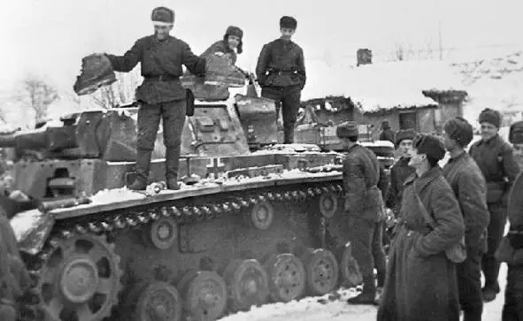 As a result of the Moscow battle the German troops are moving back 100120 km - фото 123