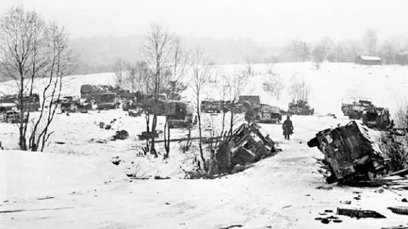 The German motor convoy defeated near Moscow January 1941 N Niulin The - фото 124