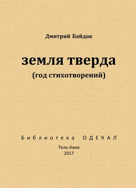 Дмитрий Байдак Земля тверда (Год стихотворений) обложка книги