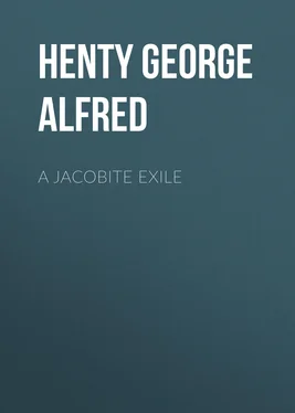 George Henty A Jacobite Exile обложка книги