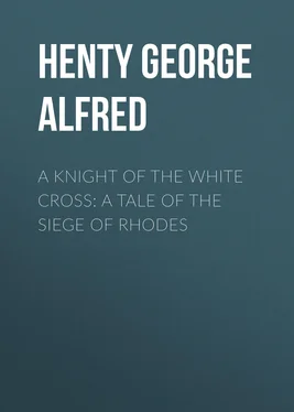 George Henty A Knight of the White Cross: A Tale of the Siege of Rhodes обложка книги