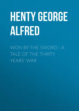 George Henty Won By the Sword : a tale of the Thirty Years' War обложка книги