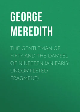 George Meredith The Gentleman of Fifty and The Damsel of Nineteen (An early uncompleted fragment) обложка книги
