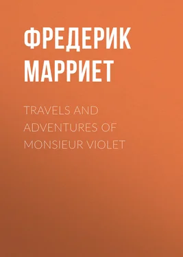 Фредерик Марриет Travels and Adventures of Monsieur Violet обложка книги