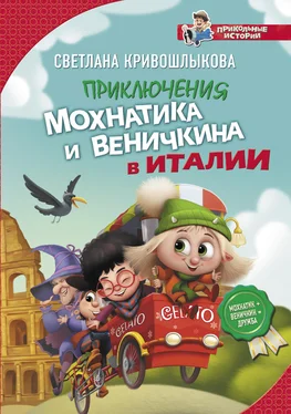Светлана Кривошлыкова Приключения Мохнатика и Веничкина в Италии обложка книги